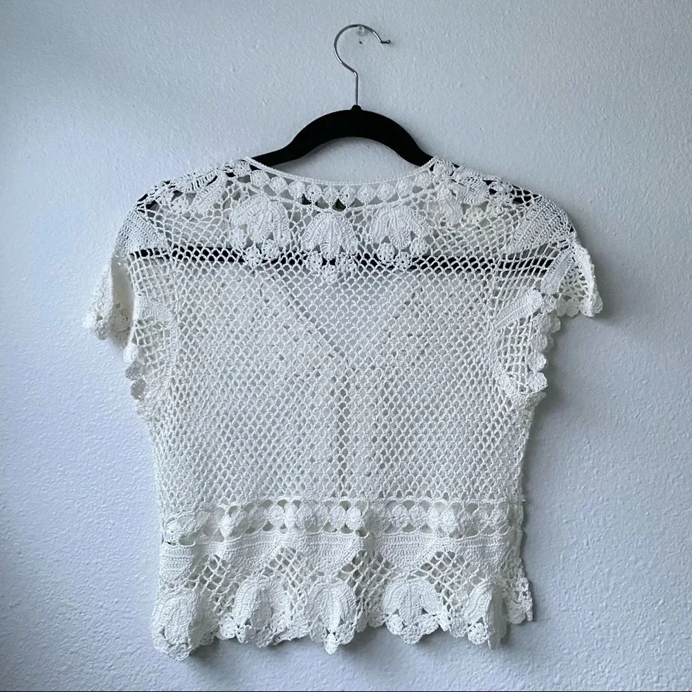 Darling Crochet Button Top - Picture 2 of 15